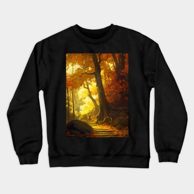 journey of samurai 03 Crewneck Sweatshirt by rajandp